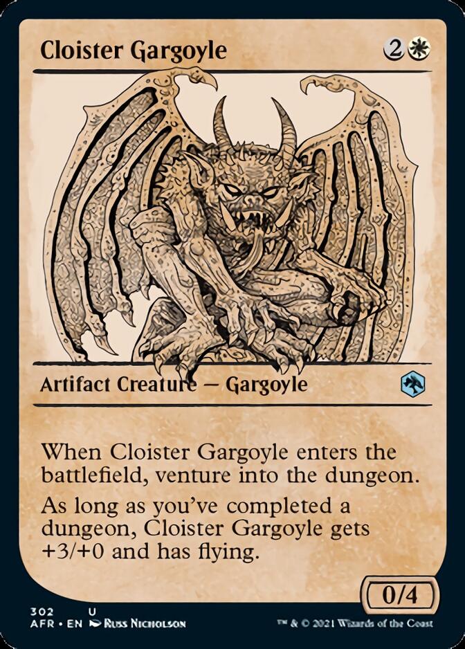 {C} Cloister Gargoyle (Showcase) [Dungeons & Dragons: Adventures in the Forgotten Realms][AFR 302]