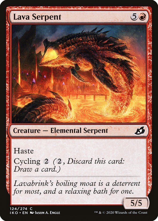 {C} Lava Serpent [Ikoria: Lair of Behemoths][IKO 124]