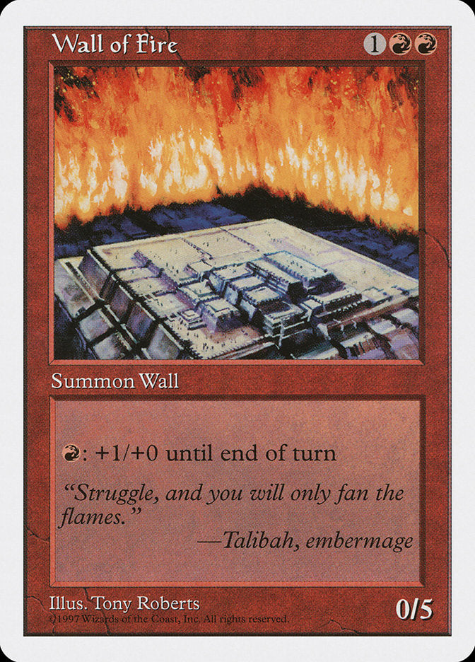 {C} Wall of Fire [Fifth Edition][5ED 273]