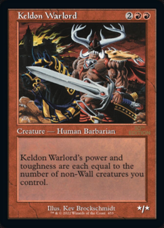 {C} Keldon Warlord (Retro) [30th Anniversary Edition][30A 453]