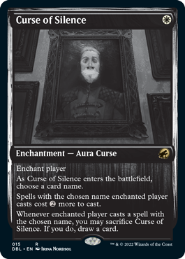 {@R} Curse of Silence [Innistrad: Double Feature][DBL 015]