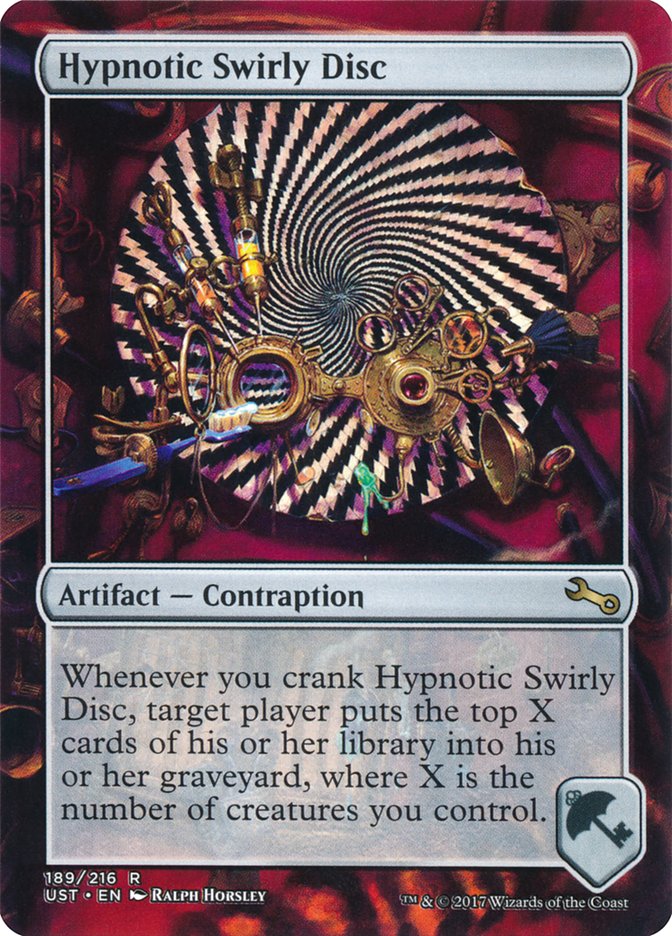 {R} Hypnotic Swirly Disc [Unstable][UST 189]