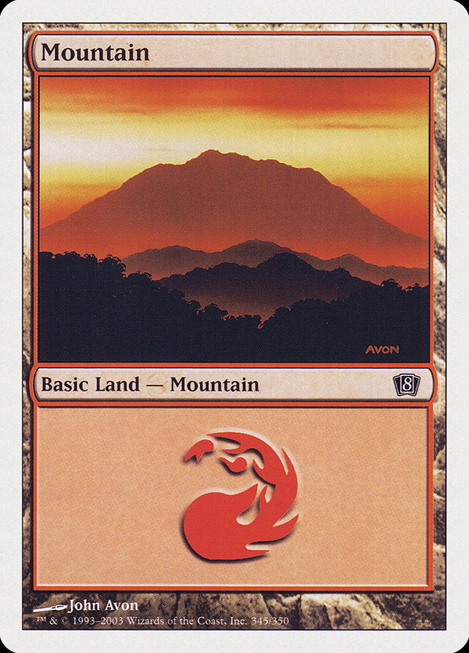 {B}[8ED 345] Mountain (345) [Eighth Edition]