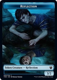 {T} Reflection // Satyr Double-sided Token [Theros Beyond Death Tokens][TTHB 005]