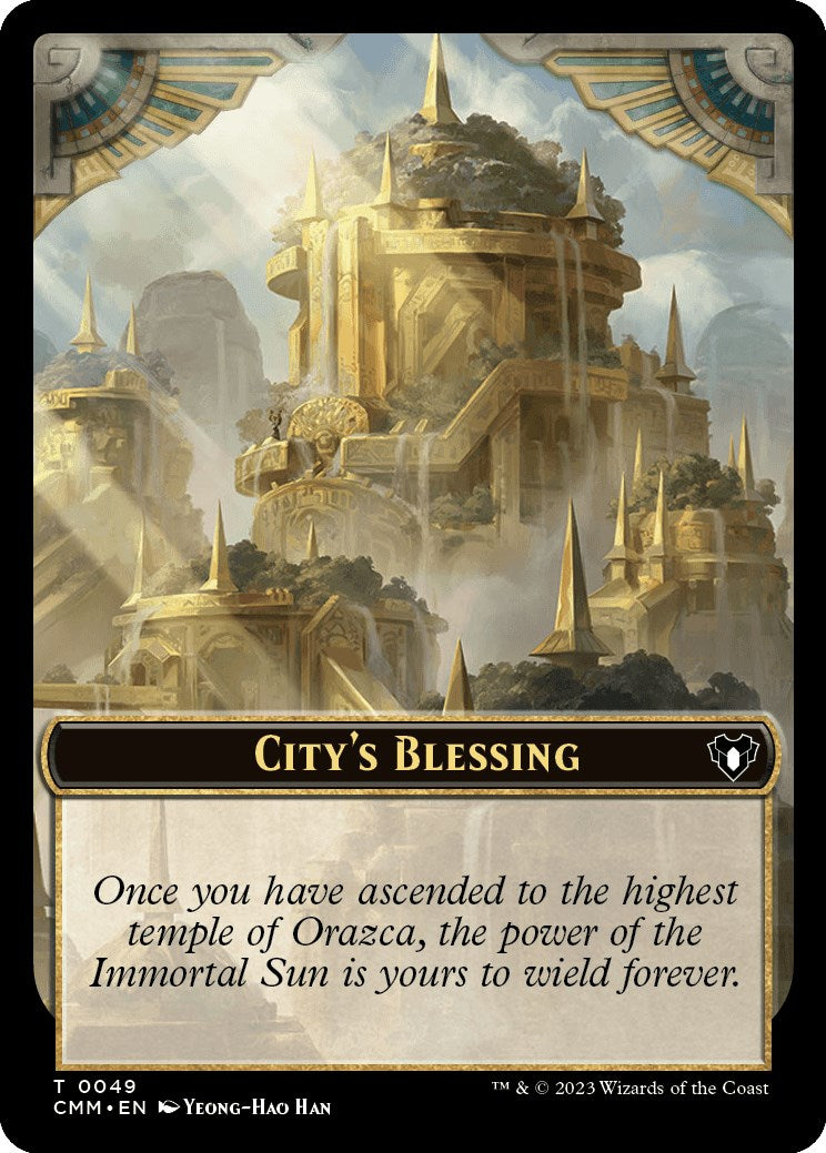 {T} City's Blessing // Dragon Egg Double-Sided Token [Commander Masters Tokens][TCMM 49//22//22]