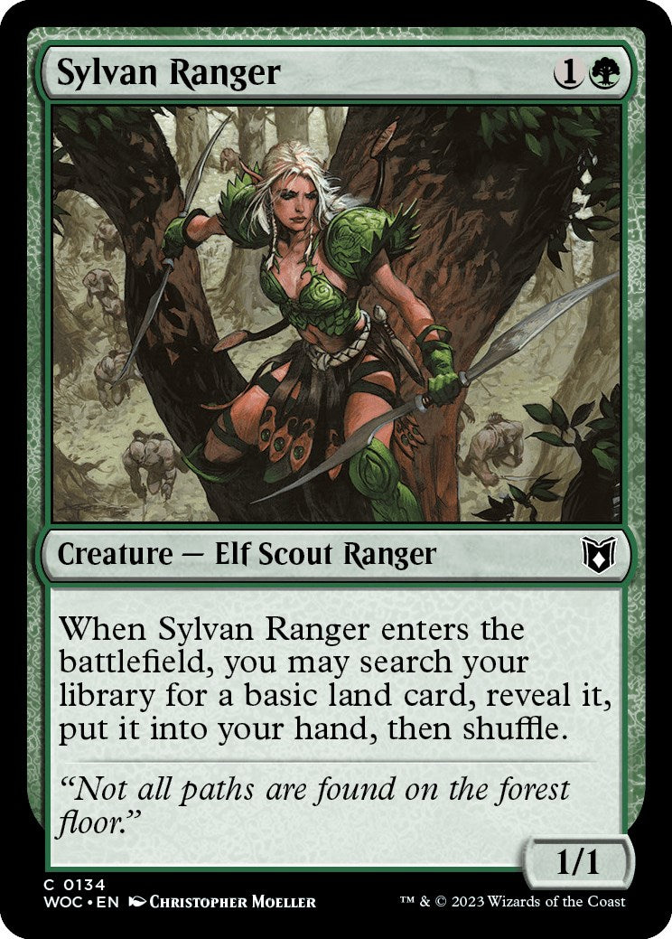 {C} Sylvan Ranger [Wilds of Eldraine Commander][WOC 134]