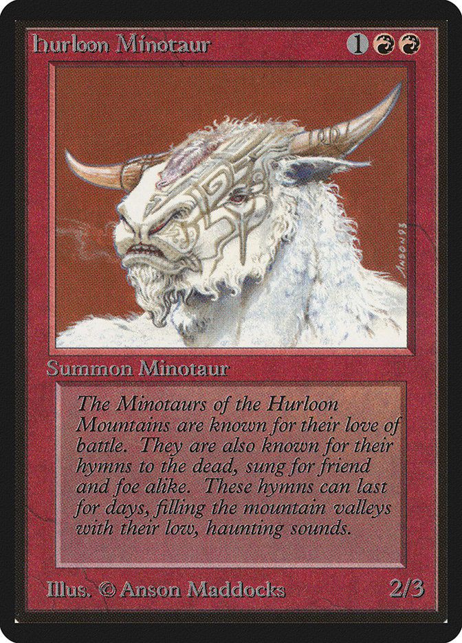{C} Hurloon Minotaur [Beta Edition][LEB 159]