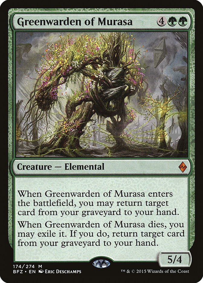 {R} Greenwarden of Murasa (Promo Pack) [Battle for Zendikar Promos][PP BFZ 174]