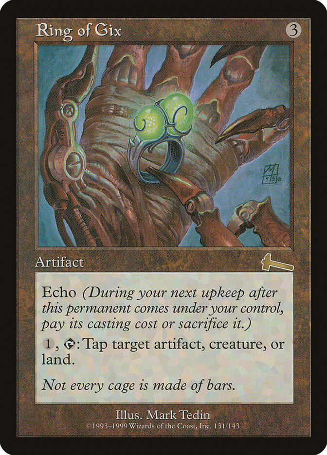 {R} Ring of Gix [Urza's Legacy][ULG 131]