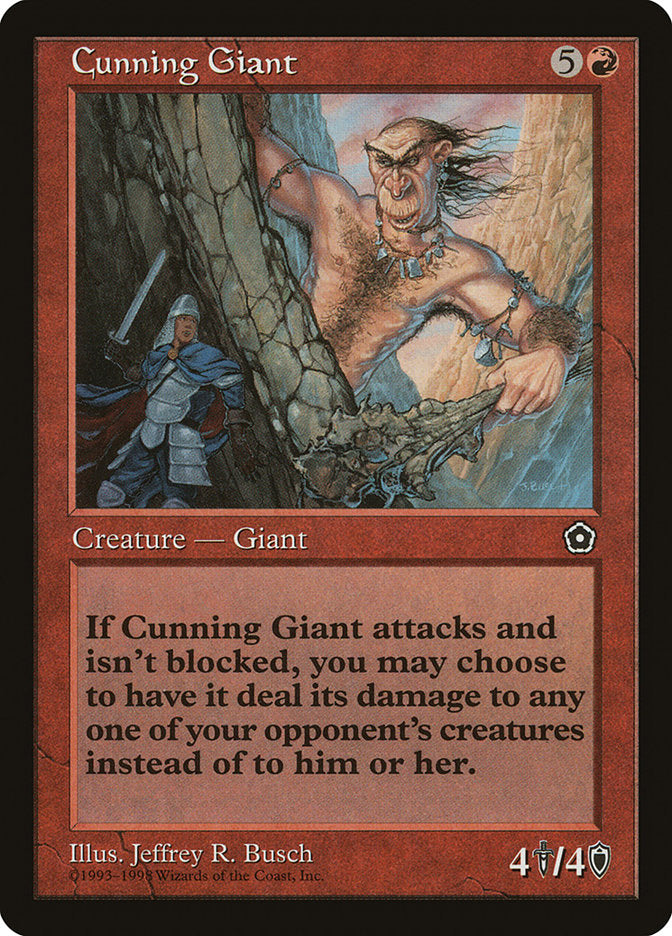 {R} Cunning Giant [Portal Second Age][PO2 093]