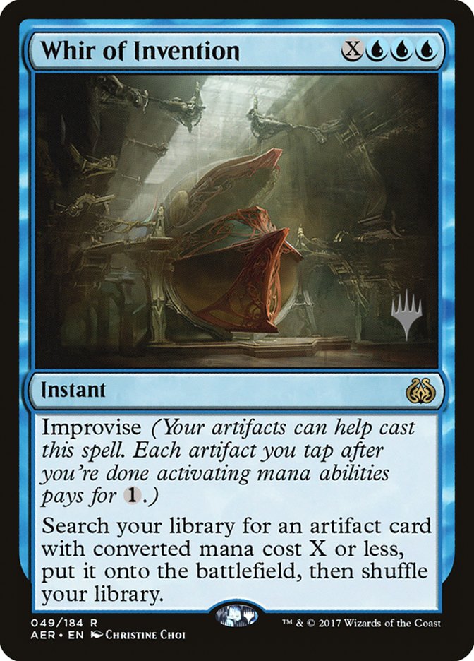 {R} Whir of Invention [Aether Revolt Promos][PA AER 049]