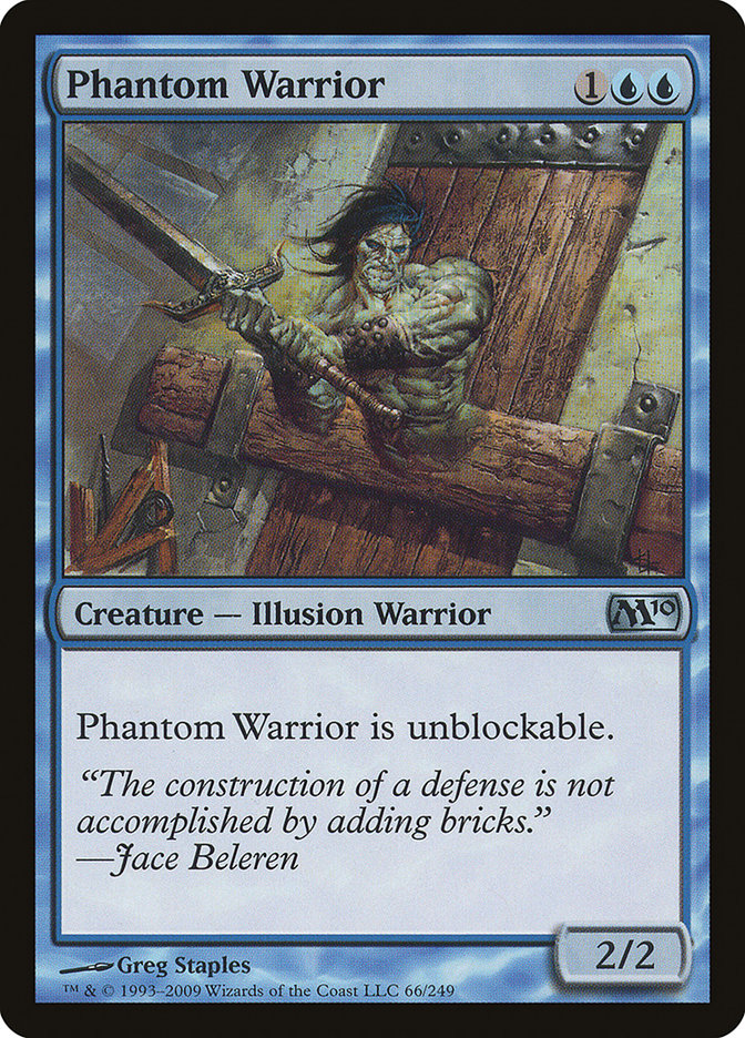{C} Phantom Warrior [Magic 2010][M10 066]