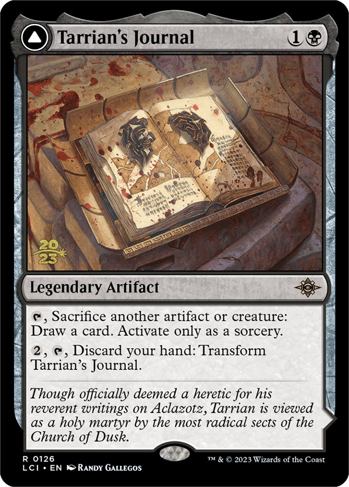 {@@LCI-R} Tarrian's Journal // The Tomb of Aclazotz [The Lost Caverns of Ixalan Prerelease Cards][PR LCI 126]
