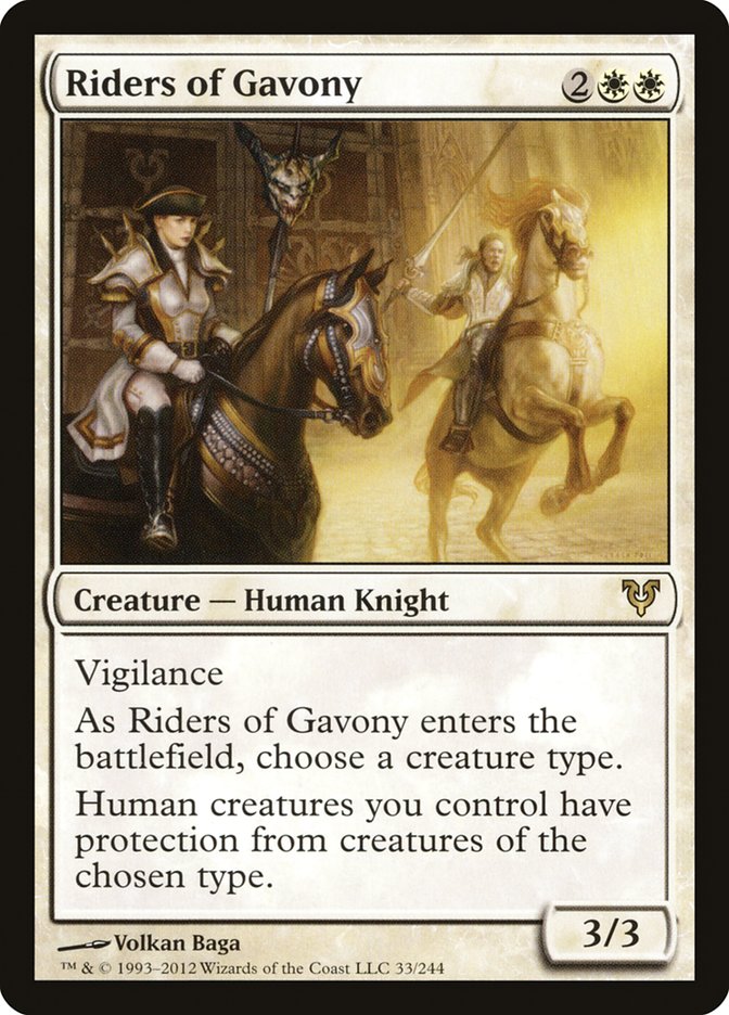 {R} Riders of Gavony [Avacyn Restored][AVR 033]