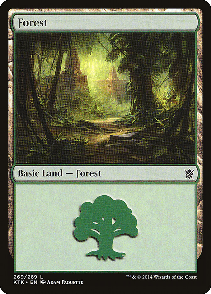 {B}[KTK 269] Forest (269) [Khans of Tarkir]