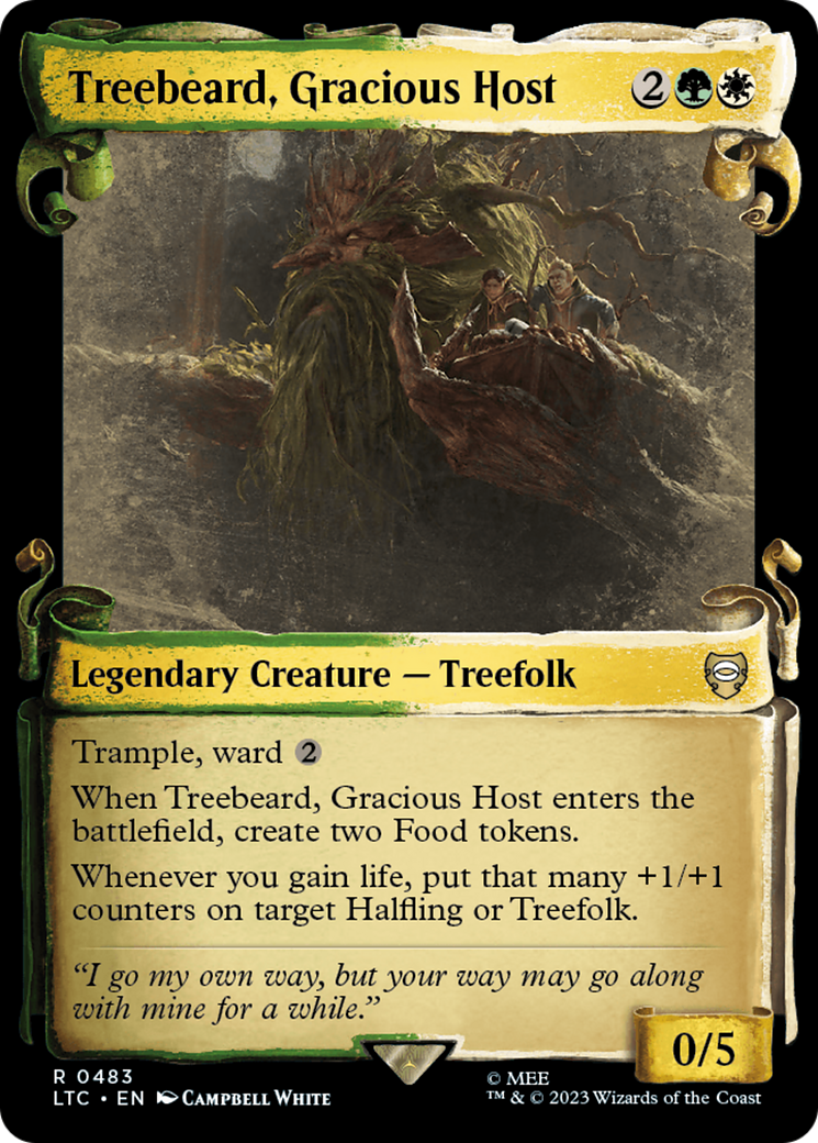 {R} Treebeard, Gracious Host [The Lord of the Rings: Tales of Middle-Earth Commander Showcase Scrolls][LTC 483]