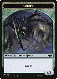 {T} Spider // Spirit Double-Sided Token [Modern Horizons Tokens][TMH1 014]