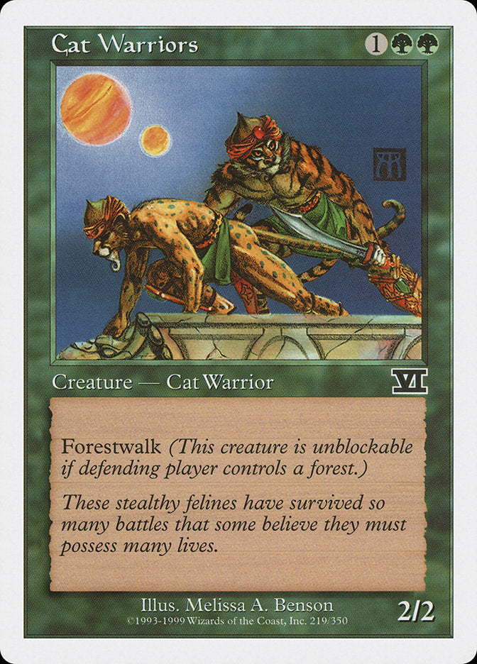 {C} Cat Warriors [Classic Sixth Edition][6ED 219]
