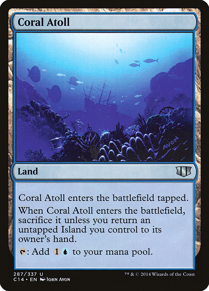 {C} Coral Atoll [Commander 2014][C14 287]