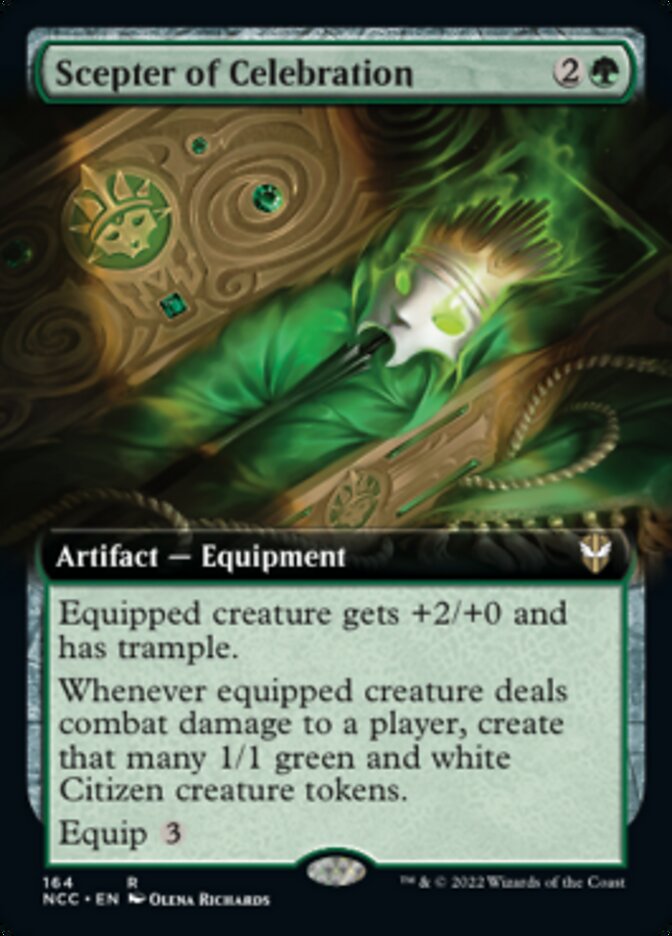 {R} Scepter of Celebration (Extended Art) [Streets of New Capenna Commander][NCC 164]