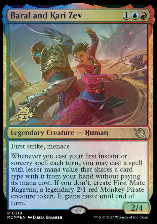 {@R} Baral and Kari Zev [March of the Machine Prerelease Promos][PR MOM 218]