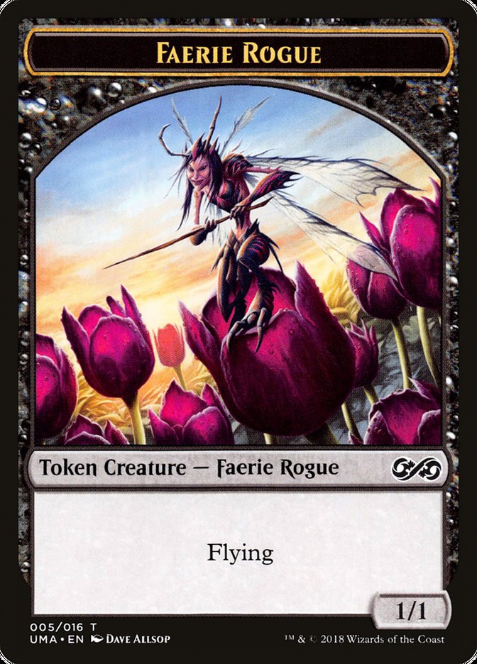 {T} Faerie Rogue Token [Ultimate Masters Tokens][TUMA 005]