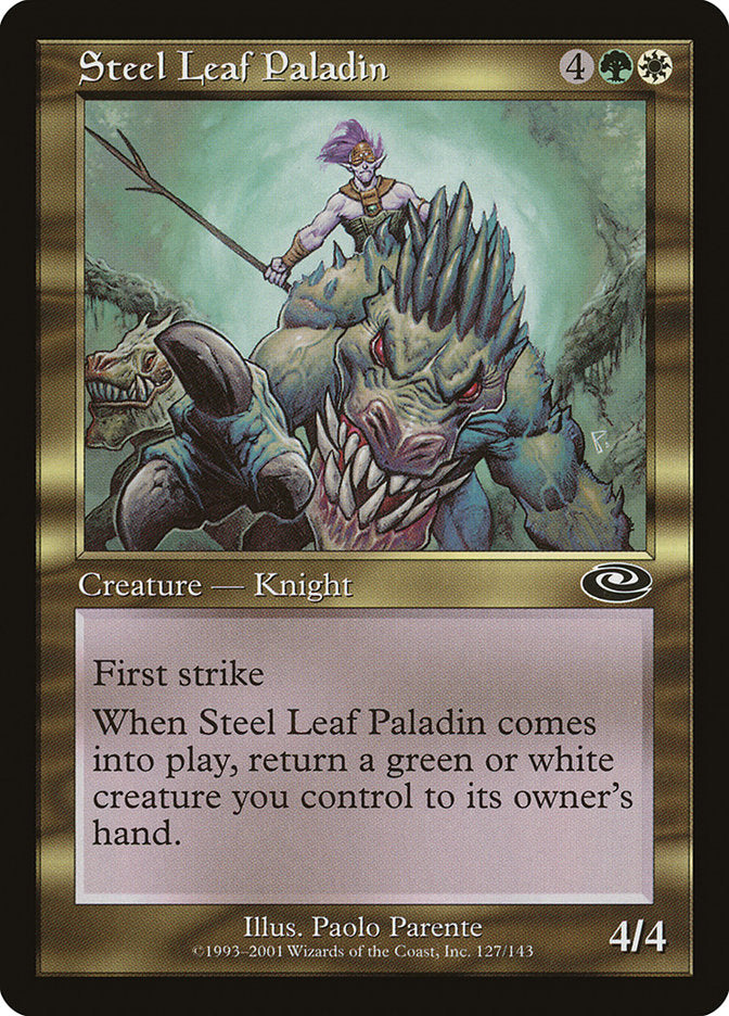 {C} Steel Leaf Paladin [Planeshift][PLS 127]