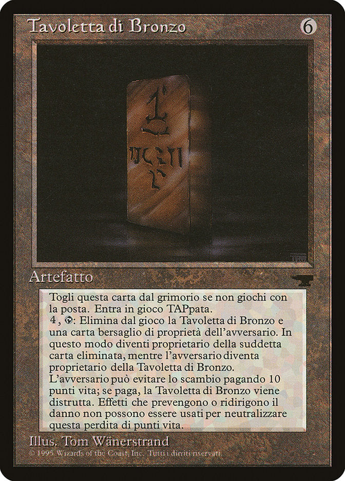 {C} Bronze Tablet (Italian) - "Tavoletta di Bronzo" [Rinascimento][RIN 106]