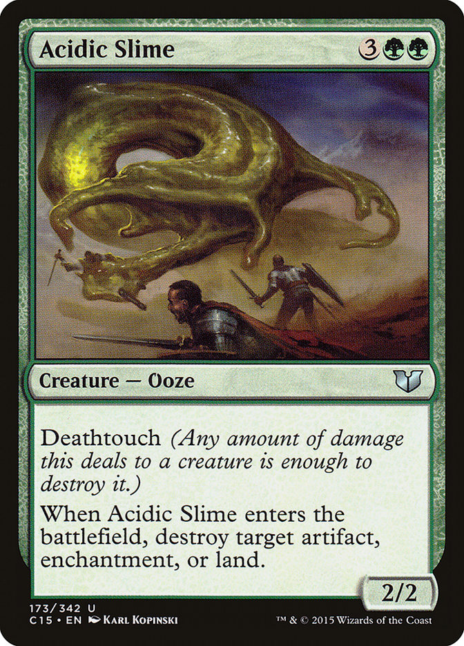 {C} Acidic Slime [Commander 2015][C15 173]
