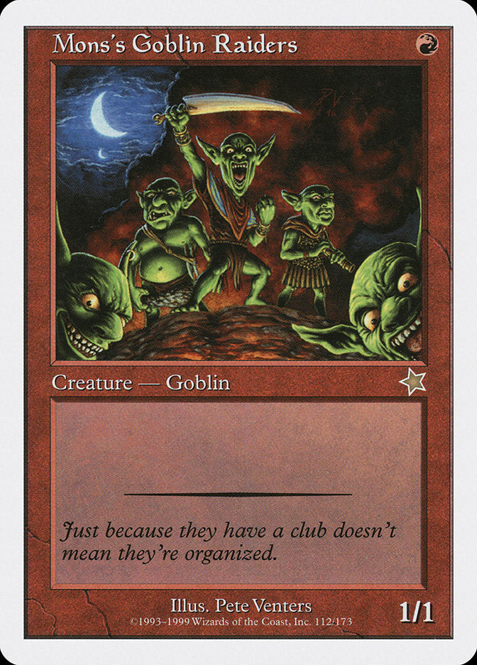 {C} Mons's Goblin Raiders [Starter 1999][S99 112]