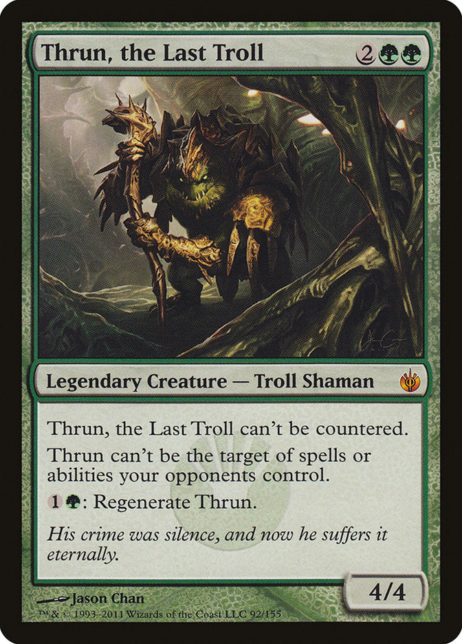 {R} Thrun, the Last Troll [Mirrodin Besieged][MBS 092]