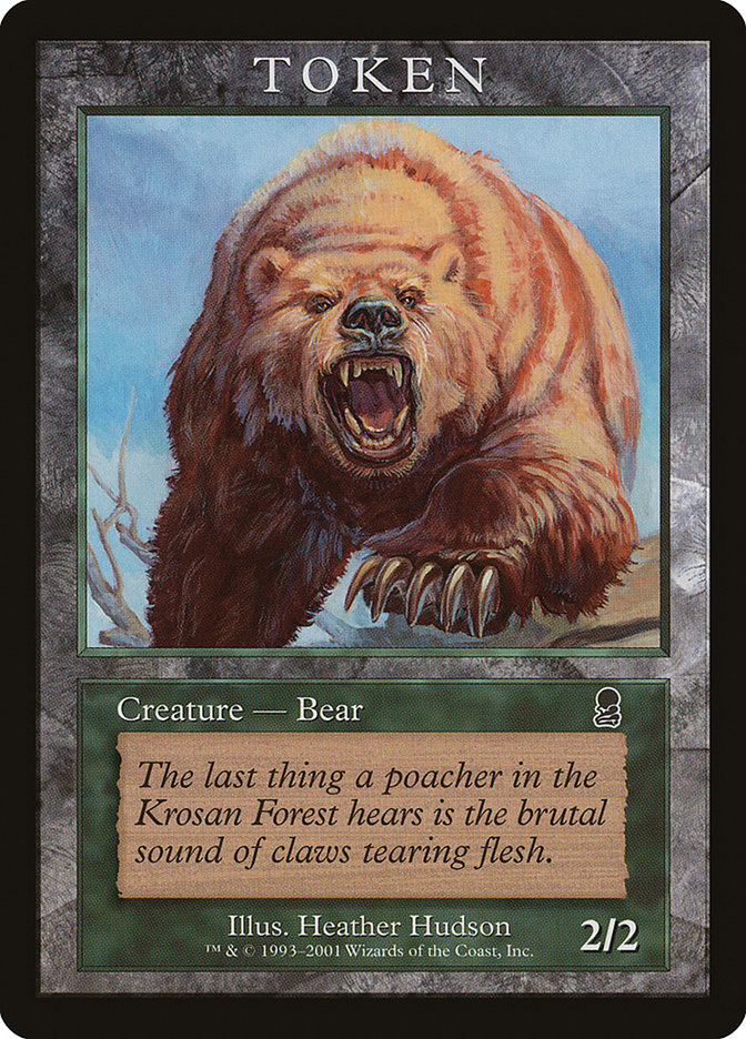 {T} Bear Token [Magic Player Rewards 2001][TMPR 007]