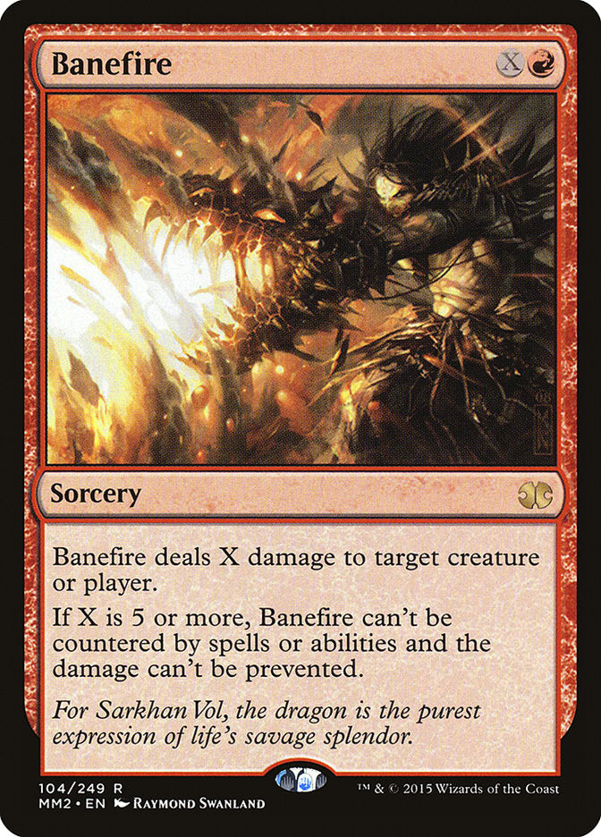 {R} Banefire [Modern Masters 2015][MM2 104]