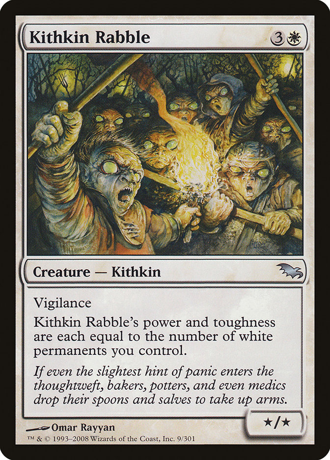 {C} Kithkin Rabble [Shadowmoor][SHM 009]