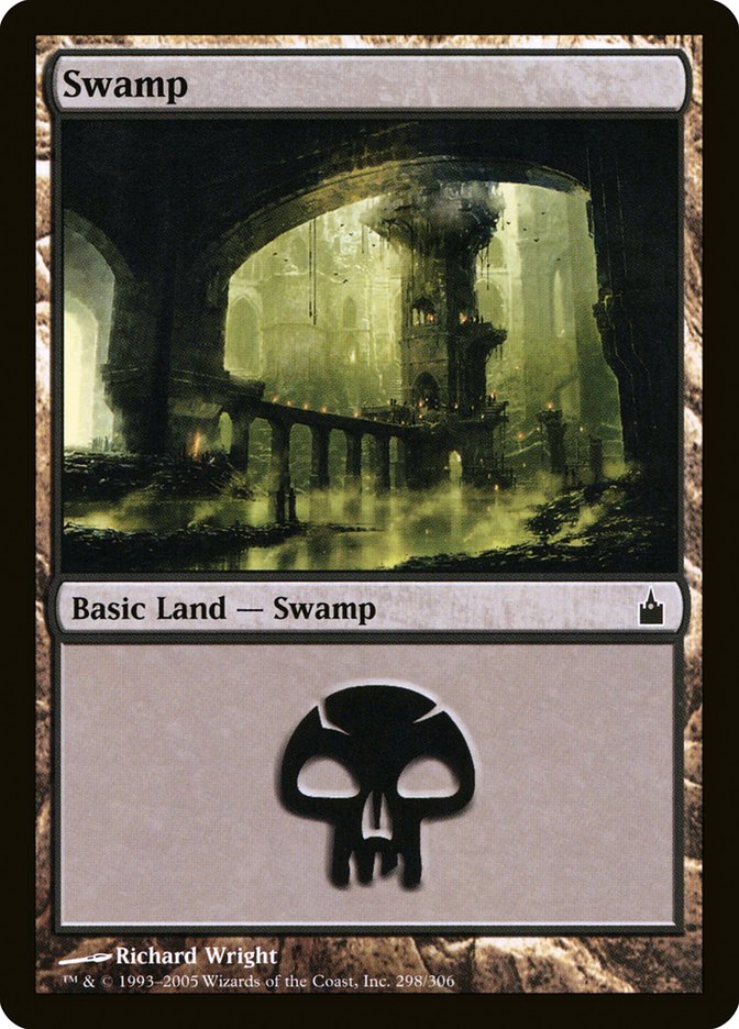 {B}[RAV 298] Swamp (298) [Ravnica: City of Guilds]