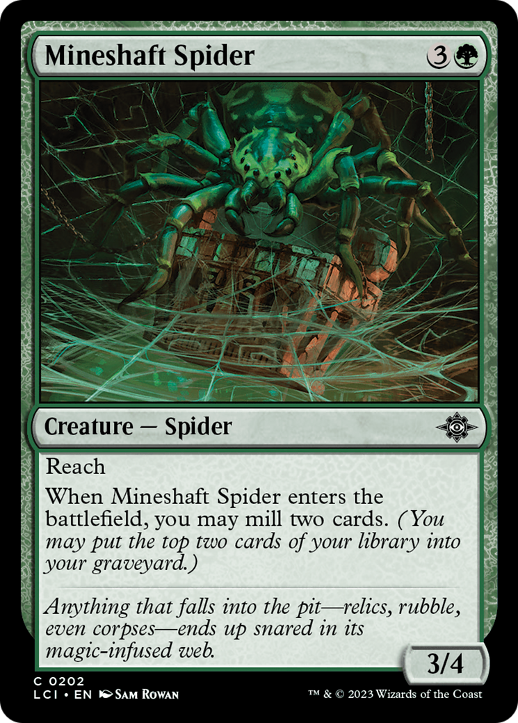 {@@LCI-C} Mineshaft Spider [The Lost Caverns of Ixalan][LCI 202]