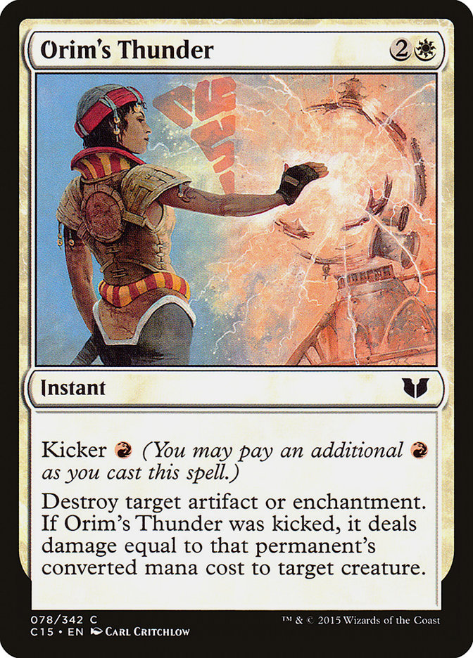 {C} Orim's Thunder [Commander 2015][C15 078]