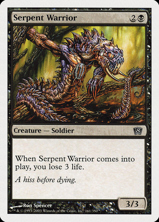 {C} Serpent Warrior [Eighth Edition][8ED 161]