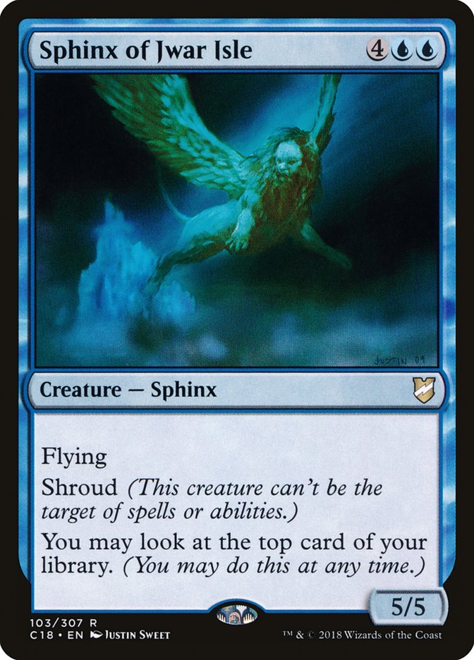 {R} Sphinx of Jwar Isle [Commander 2018][C18 103]