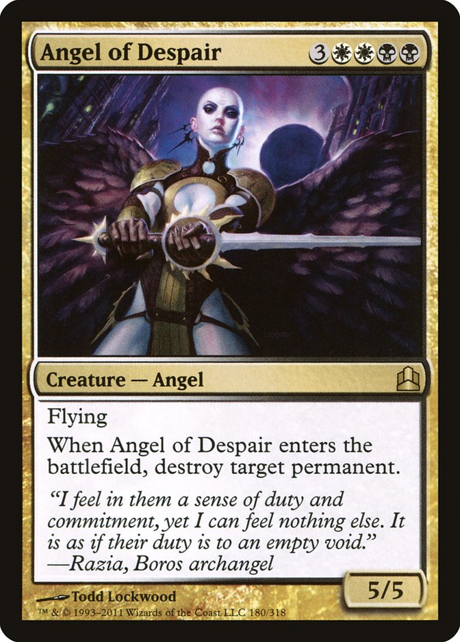 {R} Angel of Despair [Commander 2011][CMD 180]