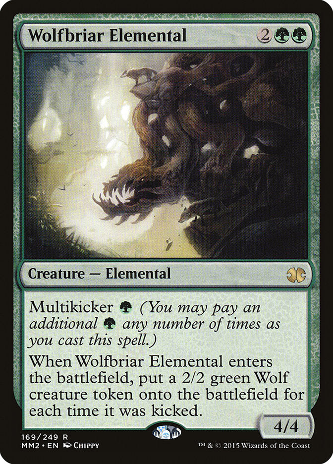{R} Wolfbriar Elemental [Modern Masters 2015][MM2 169]