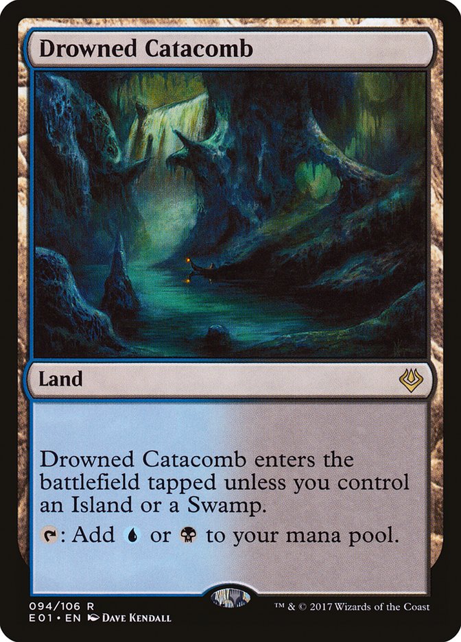 {R} Drowned Catacomb [Archenemy: Nicol Bolas][E01 094]