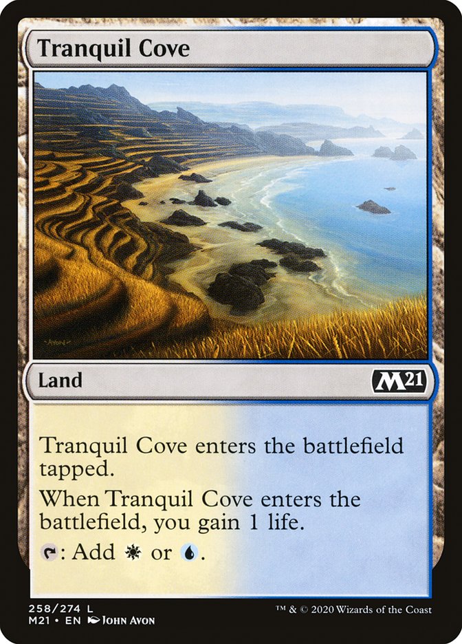 {C} Tranquil Cove [Core Set 2021][M21 258]