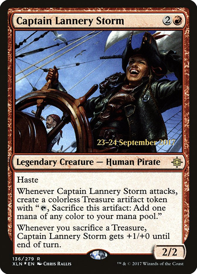 {R} Captain Lannery Storm [Ixalan Prerelease Promos][PR XLN 136]