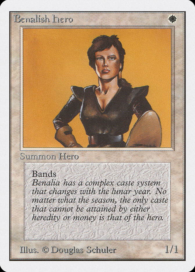 {C} Benalish Hero [Unlimited Edition][2ED 004]