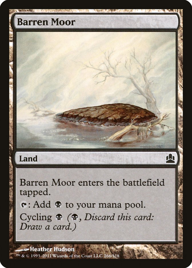 {C} Barren Moor [Commander 2011][CMD 266]