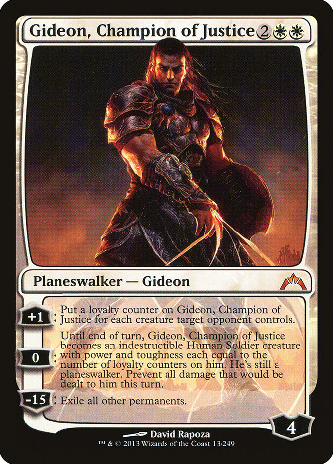 {R} Gideon, Champion of Justice [Gatecrash][GTC 013]