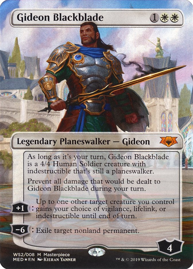 {R} Gideon Blackblade [Mythic Edition][PA MED WS2]