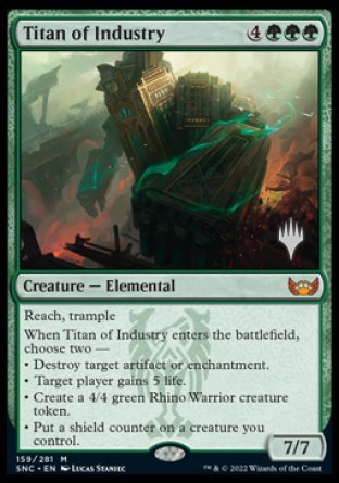 {@R} Titan of Industry (Promo Pack) [Streets of New Capenna Promos][PP SNC 159]