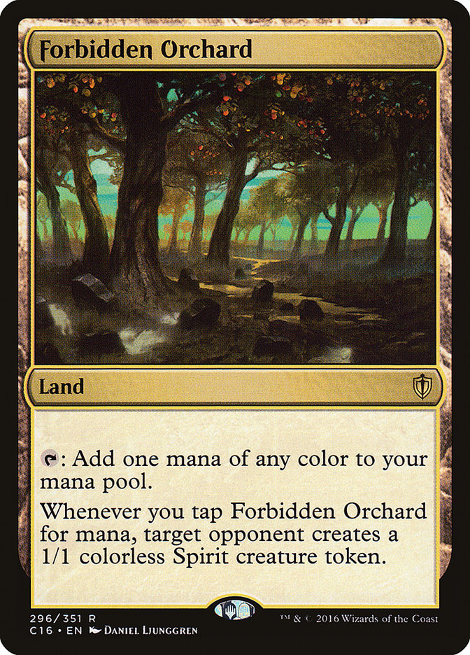 {R} Forbidden Orchard [Commander 2016][C16 296]
